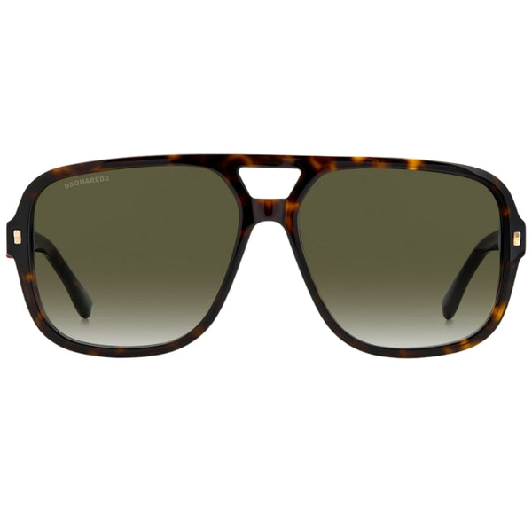 Dsquared2 Green Lens Havana Brown Sunglasses D20003 086 9K