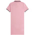 Fred Perry Chalky Pink Polo Shirt Dress S