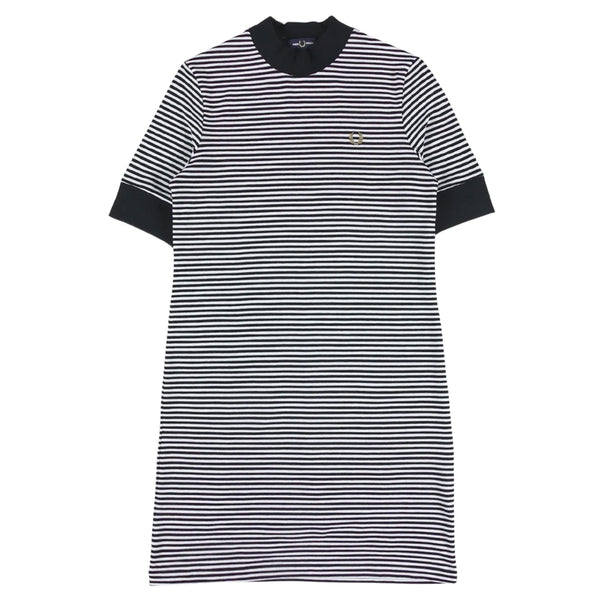 Fred Perry Navy Blue Stripped Snow White Dress XS
