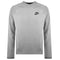 NIKE DD5257 002 GREY/BLACK CREWNECK SWEATSHIRT MENS XS