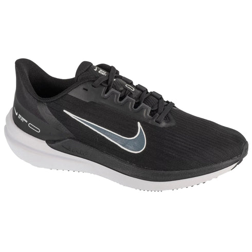 NIKE DD6203 001 Nike Air Windflo 9 BLACK/WHITE/GREY TRAINER MENS UK 6.5