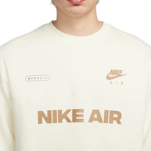 Nike Dm5207 113 Yellow/White Crewneck Jumper Mens XS