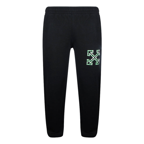 Off White Omch030S22Fle0031070 Black Sweatpants Male