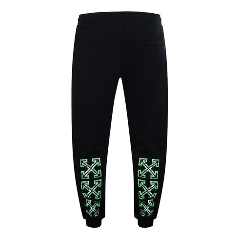 Off White Omch030S22Fle0031070 Black Sweatpants Male