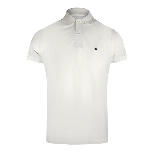 Tommy Hilfiger 4500586529 Weathered White Polo Shirt Mens