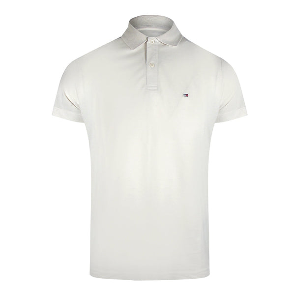 Tommy Hilfiger 4500586529 Weathered White Polo Shirt Mens