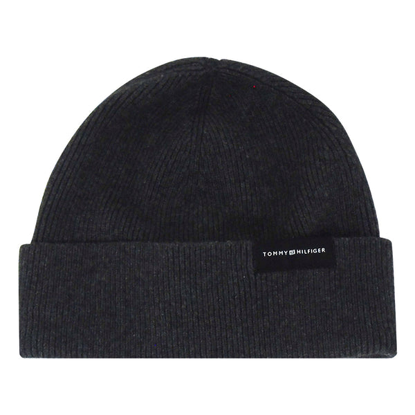 Tommy Hilfiger 4702953497 Charcoal Grey Beanie Hat Mens
