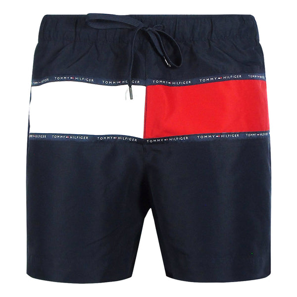 Tommy Hilfiger 4500585769 Navyredwhite Flag Swinshort Mens