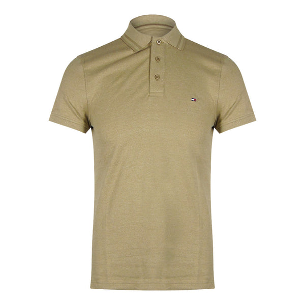 Tommy Hilfiger 4500586853 Dark Dunewhite Polo Shirt Mens
