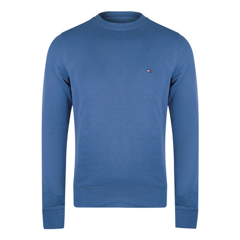 Tommy Hilfiger 4500580475 Faded Indigo Crewneck Sweatshirt Mens - Style Centre Wholesale