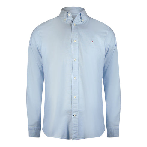 Tommy Hilfiger 4500572102 Shirt Blue Oxford Shirt Mens