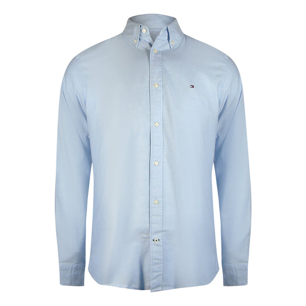 Tommy Hilfiger 4500572102 Shirt Blue Oxford Shirt Mens