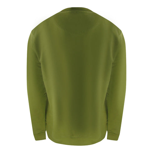 Aquascutum Active Iconic Pocket Crewneck Army Green Aa_B005_Sw008_06 Mens