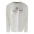 Aquascutum Active Big Logo Crewneck Old White Aa_B005_Sw004_02 Mens