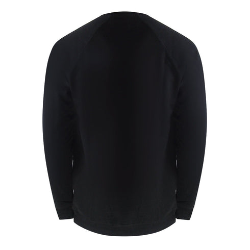Aquascutum Small Iconic Crest Black Crewneck Track Set - Style Centre Wholesale