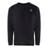 Aquascutum Small Iconic Crest Black Crewneck Track Set - Style Centre Wholesale