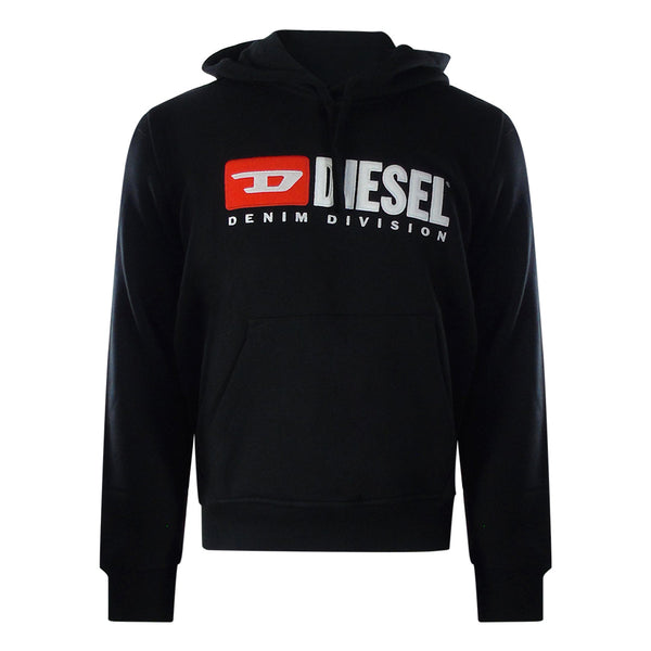 Diesel S Ginn Hood Div 9Xx Black Sweaters Mens - Style Centre Wholesale