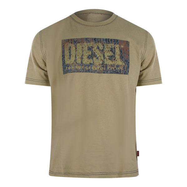 Diesel T Adjust Q1 725 Pelican T Shirts Mens - Style Centre Wholesale