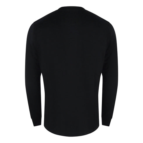Diesel T Just Ls Div 9Xx Black Black Black T Shirts Mens
