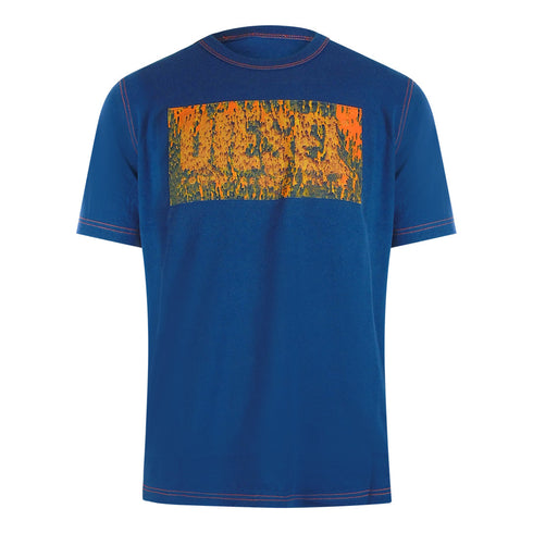 Diesel T Adjust Q1 8M5 Ensign Blue T Shirts Mens