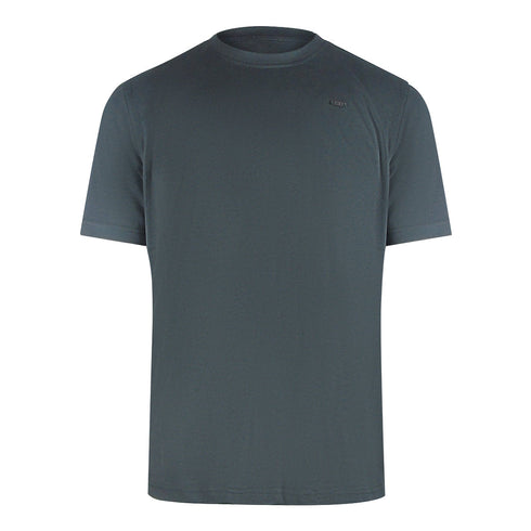 Diesel T Just Crew Plaquet 93R Grey T Shirts Mens