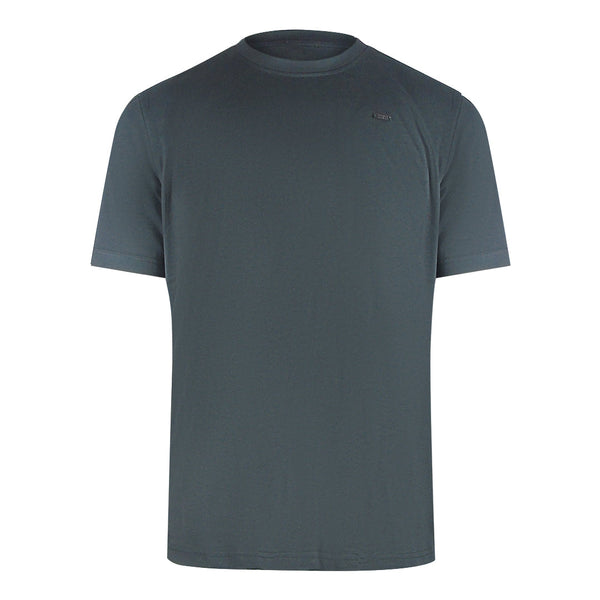 Diesel T Just Crew Plaquet 93R Grey T Shirts Mens