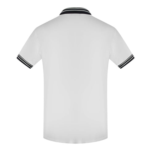 Love Moschino Jh7417Pp0Nl51100 White Polo Shirt Mens