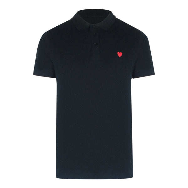 Love Moschino Jh7468Pp0Nl51000 Black Polo Shirt Mens