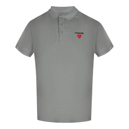 Love Moschino Jh7420Pp0Nl51001 Grey Polo Shirt Mens