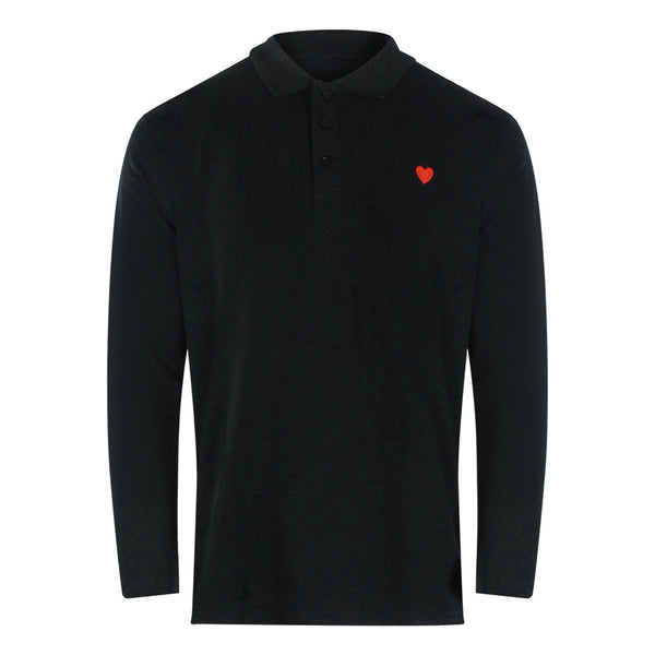 Love Moschino Jh7470Pp0Nl51000 Black Polo Shirt Mens