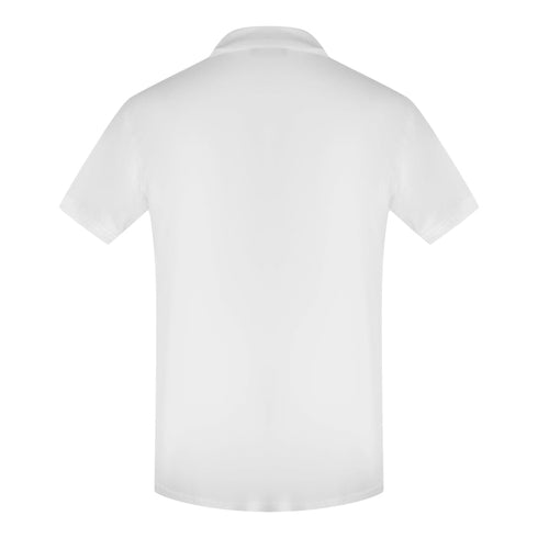 Love Moschino Jh7420Pp0Nl51100 White Polo Shirt Mens