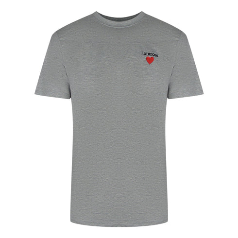 Love Moschino Jh7415Pp0Nl50001 Grey T-Shirt Mens