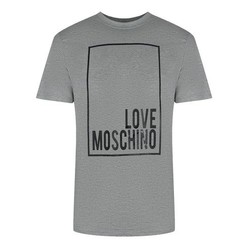 Love Moschino Jh7406Pp0Nl50001 Grey T-Shirt Mens