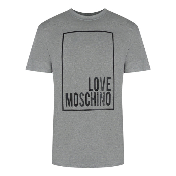 Love Moschino Jh7406Pp0Nl50001 Grey T-Shirt Mens