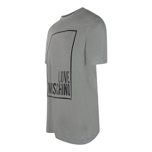 Love Moschino Jh7406Pp0Nl50001 Grey T-Shirt Mens