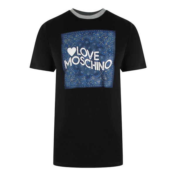 Love Moschino Jh7463Pp0Nl50000 Black T-Shirt Mens