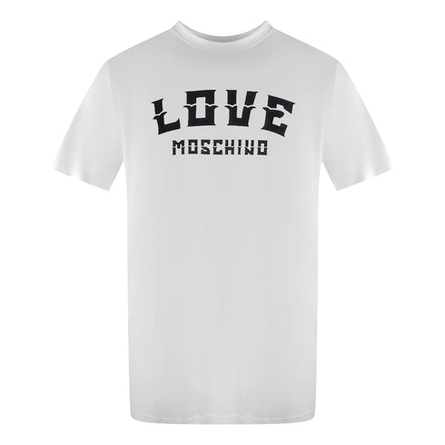 Love Moschino Jh7403Pp0Nl50100 White T-Shirt Mens