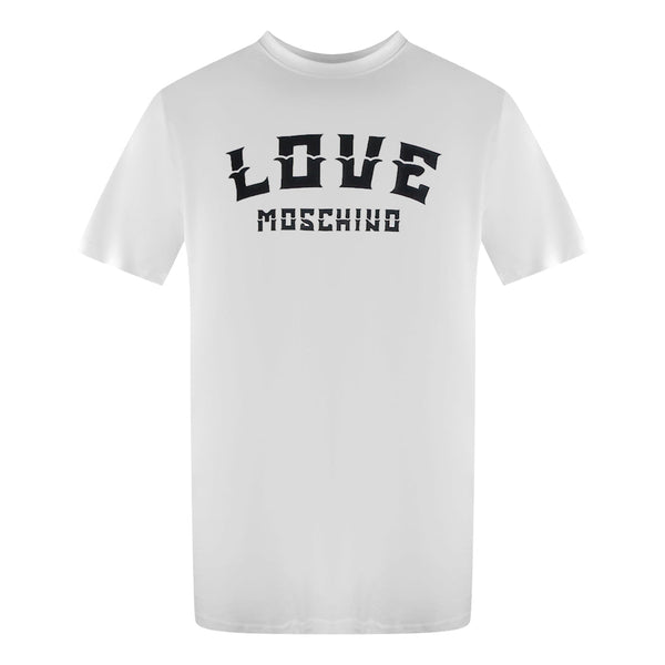 Love Moschino Jh7403Pp0Nl50100 White T-Shirt Mens