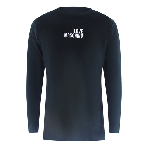 Love Moschino Jh7467Pp0Nl50000 Black T-Shirt Mens - Style Centre Wholesale