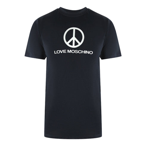 Love Moschino Jh7465Pp0Nl50000 Black T-Shirt Mens - Style Centre Wholesale
