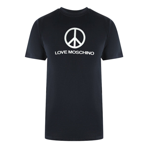 Love Moschino Jh7465Pp0Nl50000 Black T-Shirt Mens - Style Centre Wholesale