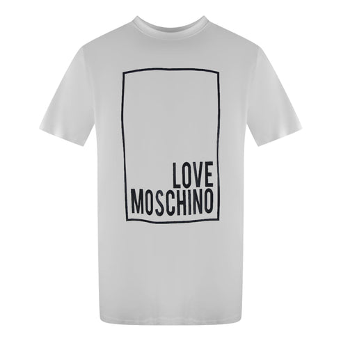 Love Moschino Jh7406Pp0Nl50100 White T-Shirt Mens
