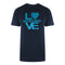 Love Moschino Jh7401Pp0Nl50751 Navy Blue T-Shirt Mens
