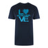 Love Moschino Jh7401Pp0Nl50751 Navy Blue T-Shirt Mens