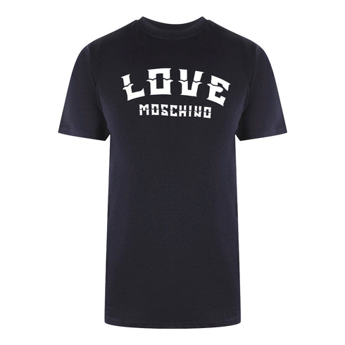 Love Moschino Jh7403Pp0Nl50751 Navy Blue T-Shirt Mens