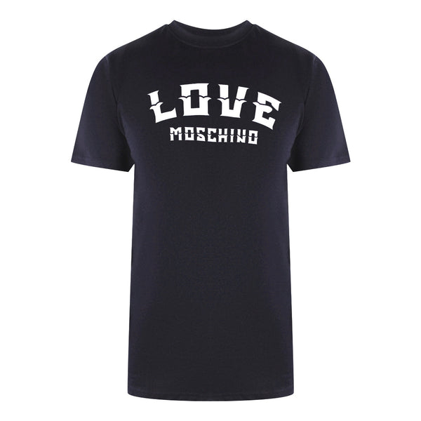 Love Moschino Jh7403Pp0Nl50751 Navy Blue T-Shirt Mens