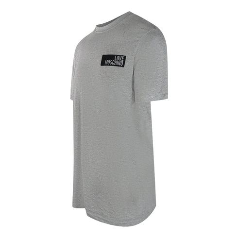 Love Moschino Jh7466Pp0Nl50001 Grey T-Shirt Mens - Style Centre Wholesale