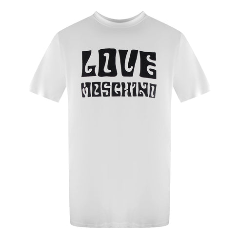 Love Moschino Jh7408Pp0Nl50100 White T-Shirt Mens