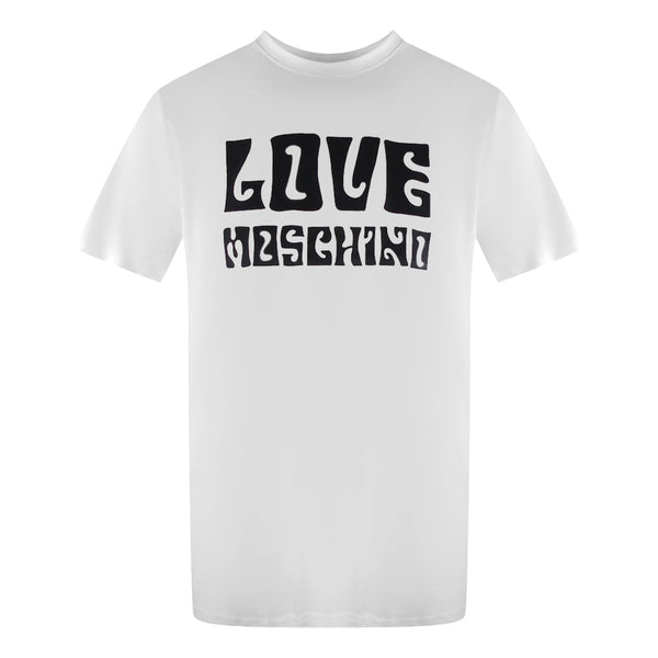 Love Moschino Jh7408Pp0Nl50100 White T-Shirt Mens