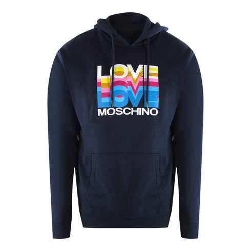 Love Moschino Jh6911Pp0Nl52751 Navy Blue Sweater Mens